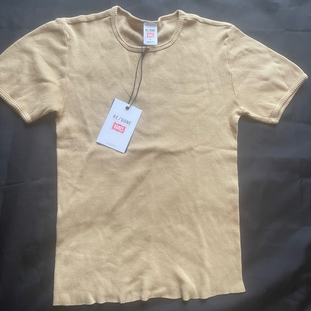 Re/Done Hanes 90’s Cap Sleeve T-Shirt